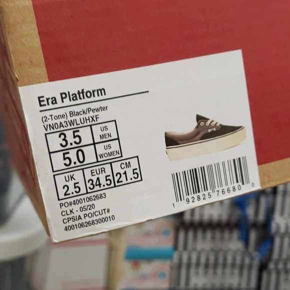 Vans era platform two-tone black and pewter - Picture 9 of 9